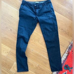 Gianni Lupo navy chinos - sz 30